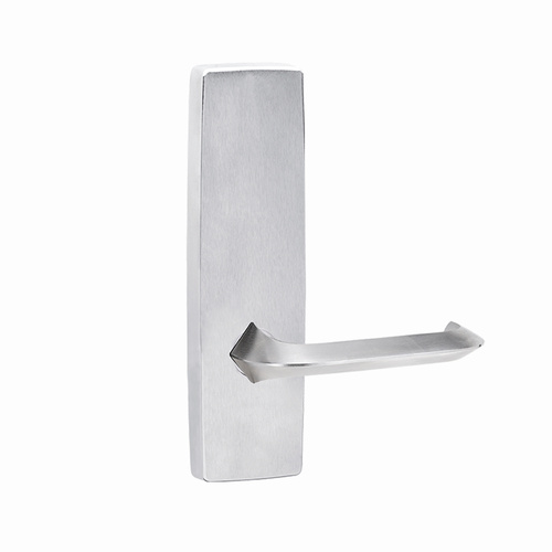 Lockwood Door Lever Handle Square End Plate 116 Lever Satin Chrome 1805/116SC