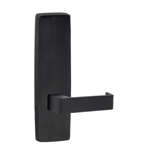 Lockwood Square End Plate and 90 Lever Matt Black 1805/90MBK