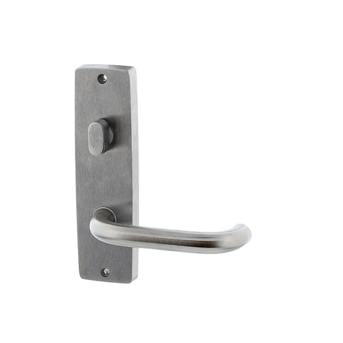 Lockwood Square End Plate with Turn & 70 Lever Satin Chrome 1904/70SC
