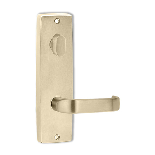 Lockwood 1904 Square End Plate With Turn and 74 Lever Polished Brass 1904/74PB
