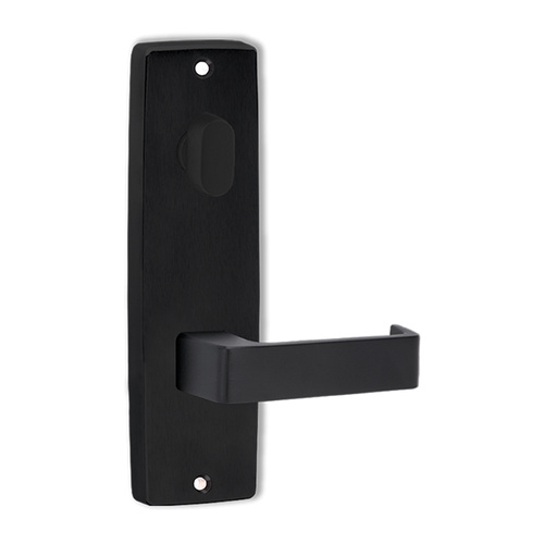 Lockwood 1904 Square End Plate With Turn and 90 Lever Matt Black 1904/90MBK