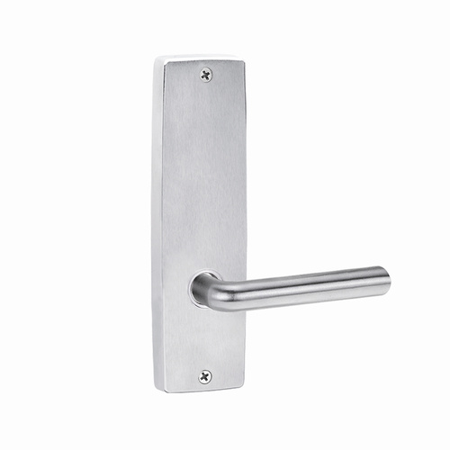 Lockwood Door Lever Handle Square End Plate 104 Lever Satin Chrome 1905/104SC
