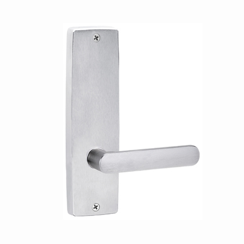 Lockwood Door Lever Handle Square End Plate 106 Lever Satin Chrome 1905/106SC