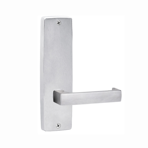 Lockwood Door Lever Handle Square End Plate 112 Lever Satin Chrome 1905/112SC
