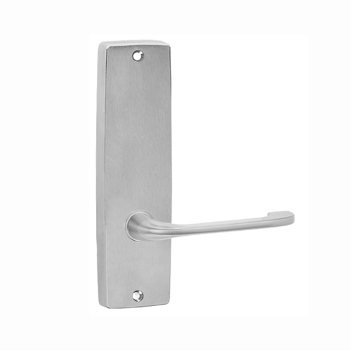 Lockwood Door Lever Handle Square End Plate 115 Lever Satin Chrome 1905/115SC