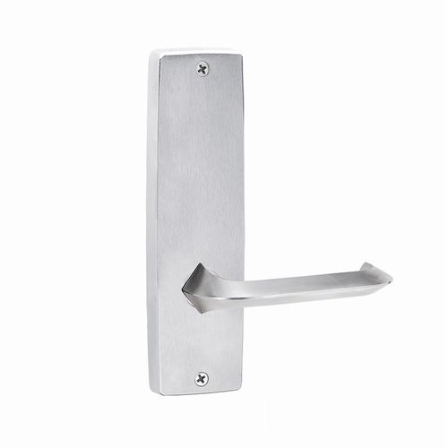 Lockwood Door Lever Handle Square End Plate 116 Lever Satin Chrome 1905/116SC