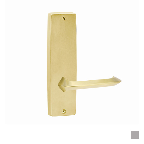 Lockwood Door Lever Handle Square End Plate 116 Lever - Available in Polished Brasss & Satin Chrome