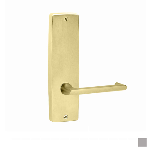 Lockwood Door Lever Handle Square End Plate 118 Lever - Available in Polished Brasss & Satin Chrome
