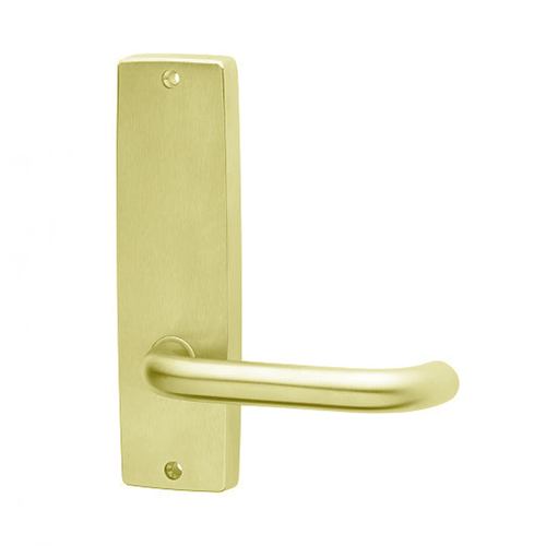 Lockwood 1905 Square End Plate with 70 Lever Polished Brass Unlacquered 1905/70BU