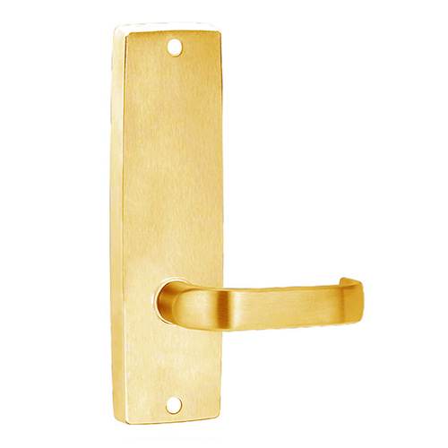 Lockwood 1905 Furniture Square End Plate with 74 Lever Polished Brass 1905/74PB
