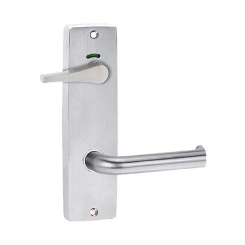 Lockwood Square End Internal Plate Indicating Disabled Turn & 102 Lever Satin Chrome 1941/102SC