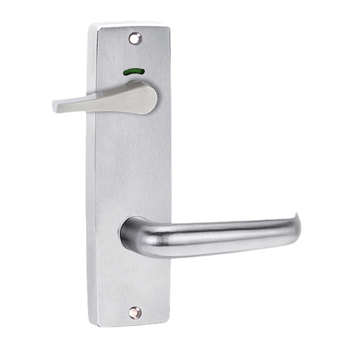 Lockwood Square End Plate Privacy Disabled Turn & 180 Lever Satin Chrome 1941/180SC