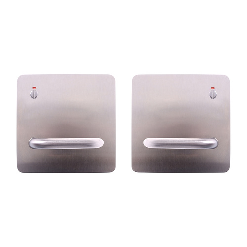 Lockwood 202 Exterior Plate with Privacy Indicator Emergency Turn and 96 Lever
