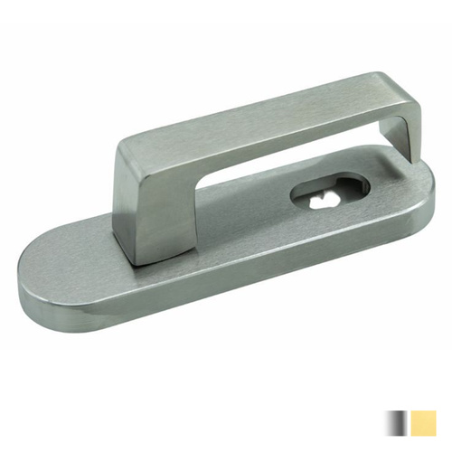 Lockwood 2801 Round End Plate with Cylinder Hole & 90 Lever  - Available in Various Finishes