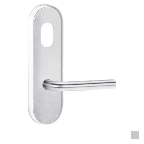 Lockwood 2801 Round End Plate With Cylinder Hole and 97 Lever - Available in Various Finishes