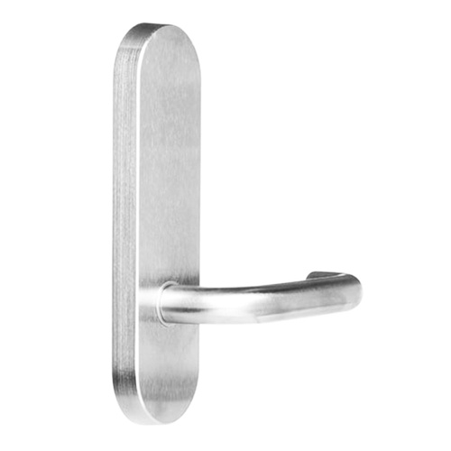 Lockwood 2805 Round End Plate with 70 Lever Satin Chrome 2805/70SC