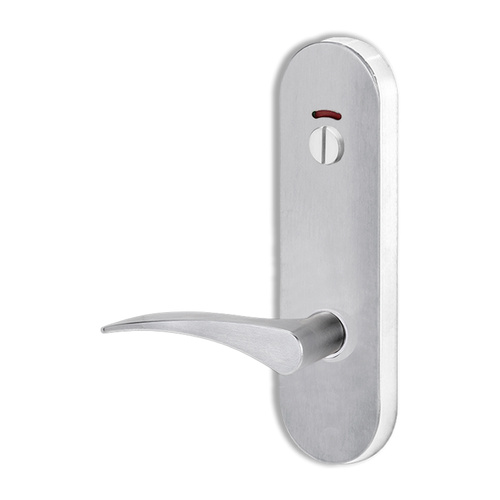 Lockwood 2814 Round End Plate With Privacy Indicator Emergency Turn and 153 Lever RH SC 2814/153RSC