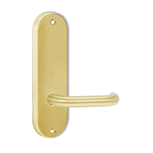 Lockwood Round End Plate with 70 Lever Polished Brass 2905/70PB