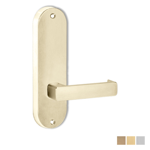 Lockwood 2905 Round End Plate With 76 Lever - Available in Various Finishes