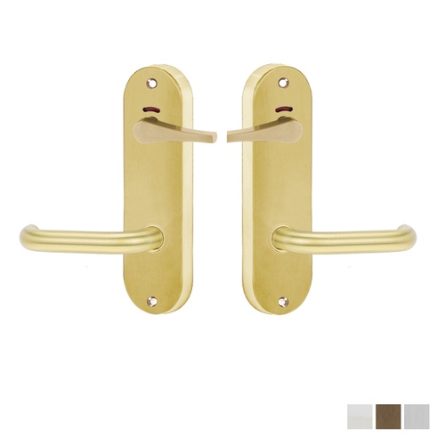 Lockwood 2941 Round End Plate Priv Ind Disabled Turn and 70 Lever - Available in Various Finishes