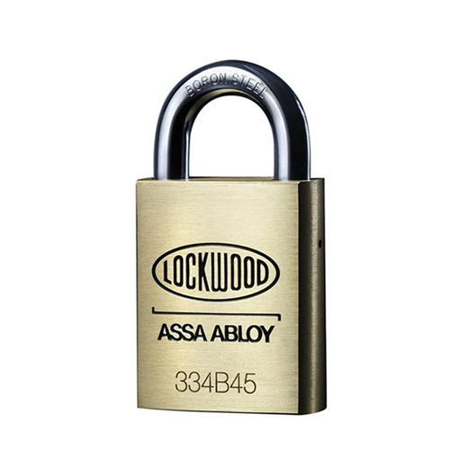 Lockwood Padlock Boron 38mm Shackle Keyed Alike 334B45/138/L03
