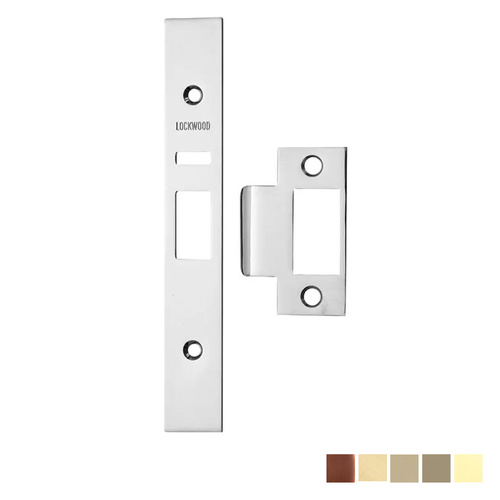 Lockwood 3570 Series Finish Kit - Strike Face Plate & Screws - Available in Various Finishes