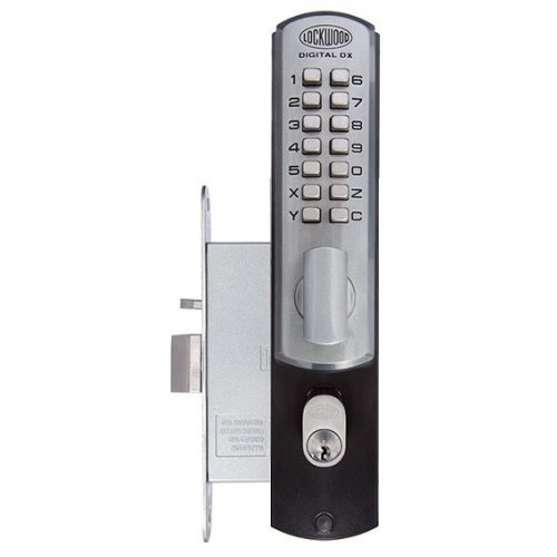 Lockwood Digital Door Lock Keyless 3572 DX 60mm Mortice LH SC Satin Chrome 3572DXKOLSC