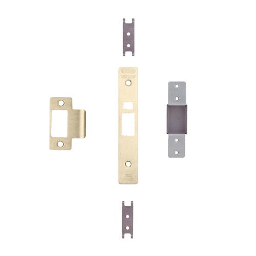 Lockwood 3772 Aluminium Door Fixing Conversion Kit Polished Brass 3772-AFKITPB