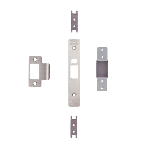 Lockwood 3772 Aluminium Door Fixing Conversion Kit Satin Stainless Steel 3772-AFKITSS