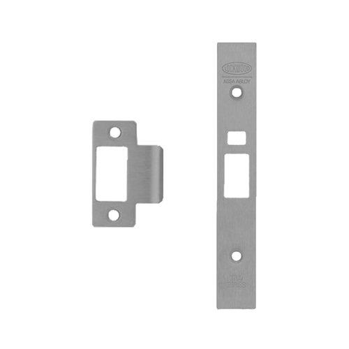 Lockwood 3772 Finish Conversion - Strike, Face Plate & Screw Kit Stainless Steel 3772-FINKITSS