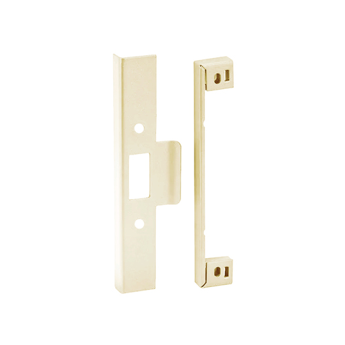 Lockwood 3772 Series Rebate Kit- 32mm Lip Strike Satin Brass Unlacquered 3772-RK32SBU