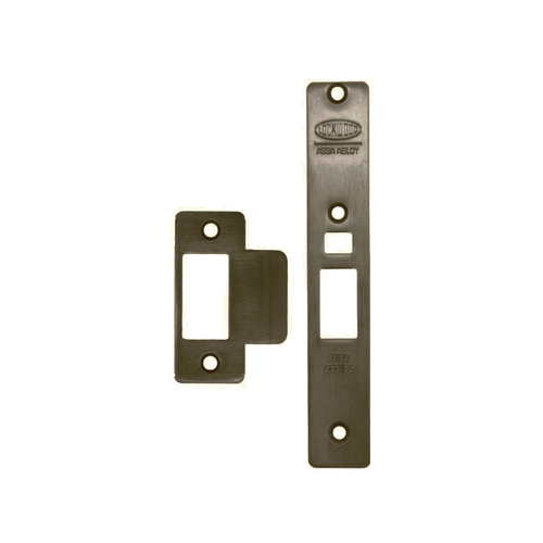 Lockwood 3782 Finish Conversion-Strike, Face Plate & Screw Kit Arch Bronze Unlacquered