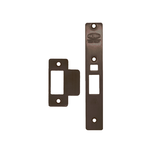 Lockwood 3782 Finish Conversion-Strike, Face Plate & Screw Kit Oil Rubbed Bronze