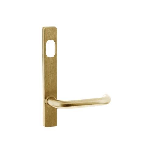 Lockwood 4801 Square End Plate with Cylinder Hole & 70 Lever Satin Brass 4801/70SB