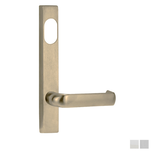 Lockwood 4801 Square End Plate With Cylinder Hole and 77 Lever - Available in Various Finishes