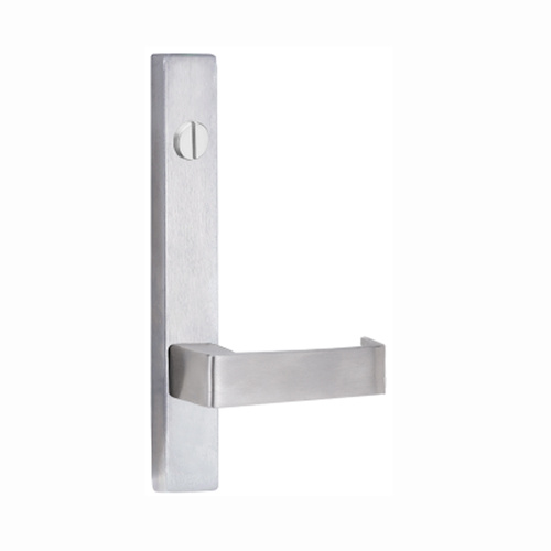Lockwood Door Handle Square End Plate With Emergency Turn & 90 Lever Satin Chrome 4803/90SC