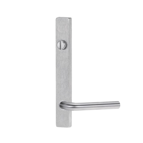 Lockwood 4804 Square End Plate With Turn & 97 Lever Satin Chrome 4804/97SC