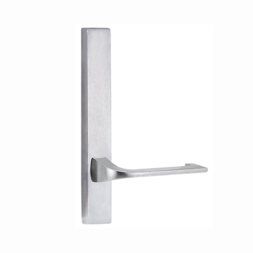 Lockwood Door Handle Square End Plate With 124 Lever Satin Chrome 4805/124SC