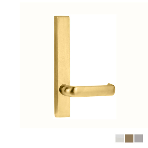 Lockwood Door Handle Square End Plate With 77 Lever - Available in Various Finishes