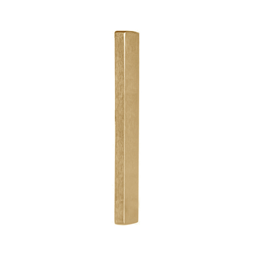 Lockwood 4807 Square End Plate Architectural Bronze Unlacquered 4807AU
