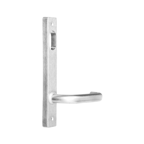 Lockwood 4901 Square End Plate With Cylinder Hole & 70 Lever Satin Chrome 4901/70SC