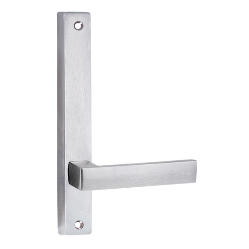 Lockwood 4905 Square End Plate with 101 Lever Satin Chrome 4905/101SC