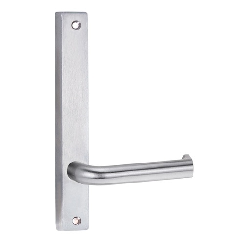 Lockwood 4905 Square End Plate with 102 Lever Satin Chrome 4905/102SC