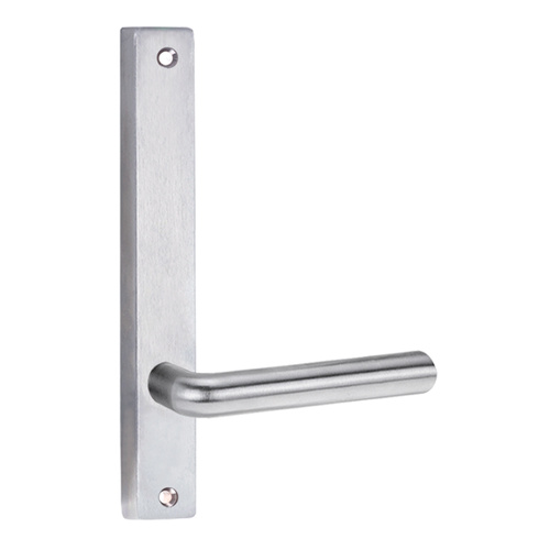 Lockwood 4905 Square End Plate with 104 Lever Satin Chrome 4905/104SC