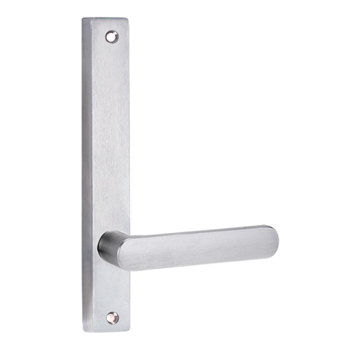 Lockwood 4905 Square End Plate with 106 Lever Satin Chrome 4905/106SC