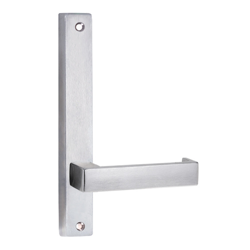 Lockwood 4905 Square End Plate with 111 Lever Satin Chrome 4905/111SC