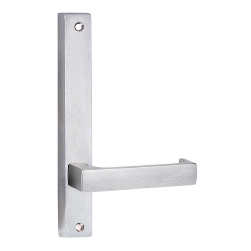 Lockwood 4905 Square End Plate with 112 Lever Satin Chrome 4905/112SC