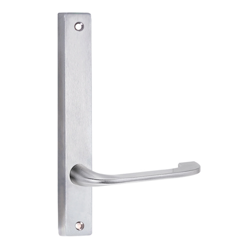 Lockwood 4905 Square End Plate with 115 Lever Satin Chrome 4905/115SC