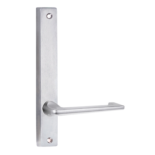 Lockwood 4905 Square End Plate with 132 Lever Satin Chrome 4905/132SC
