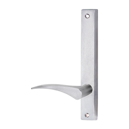 Lockwood 4905 Square End Plate With 153 Lever Right Hand Satin Chrome 4905/153RSC